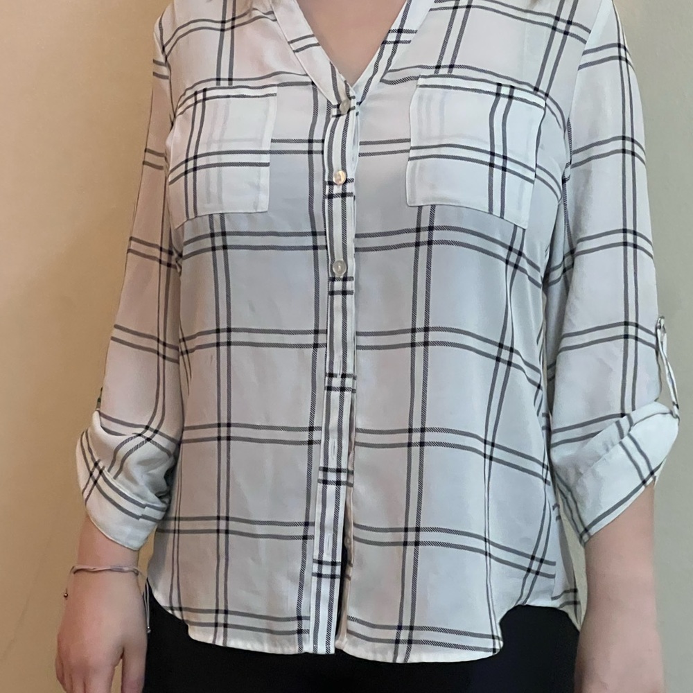 Black and white flannel